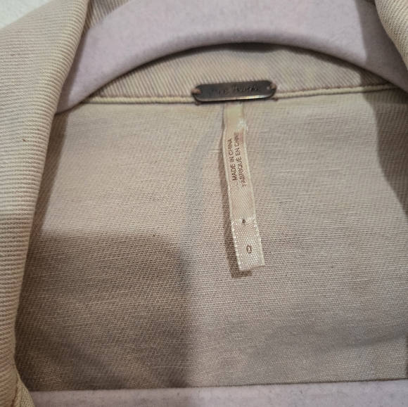 Free People Light Pink Jean Jacket - Picture 3 of 13